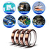 Heat Tape for Sublimation Transfer - Adhesive Thermal Transfer Tape, No Residue, 4 Rolls 10mm x 33m (108ft)