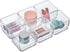 STORi SimpleSort 6-Piece Stackable Clear Drawer Organizer Set, Small Makeup Vanity Storage Bins, Made in USA