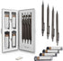 MozArt Mechanical Pencil Set with Case - 4 Sizes: 0.3, 0.5, 0.7 & 0.9mm with 30 HB Lead Refills Each