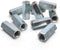 M8 x 1.25-Pitch Long Rod Metric Hex Coupling Nut, 28mm Length, 10 Pack, Zinc Plated