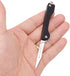 Samior S12 Mini SlipJoint Folding Pocket Knife with 10pcs #11 Replaceable Blade, Black G10 Handle Utility EDC