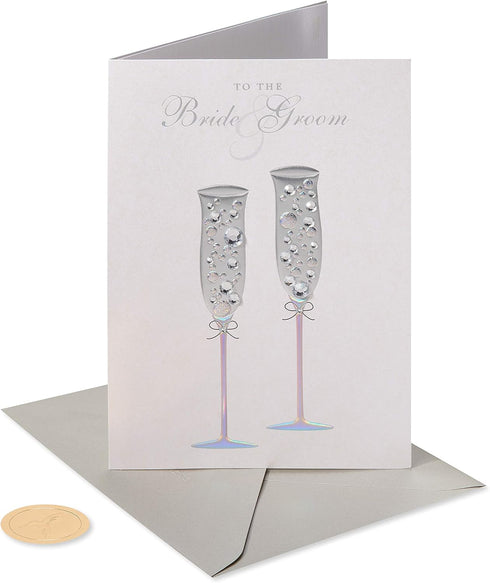 Papyrus Wedding Card, Toast for a Lifetime