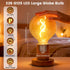4W G125 Bulbs Dimmable, E26 Bulb 2000K Bulb 200LM Bonlux LED Large Globe Light Oversized Amber Glass Edison Round Light