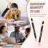 Yeaqee 24 Pcs Inspirational Ballpoint Pens - Motivational Black Ink Retractable Quotes Pen with Stylus Tip for Writing