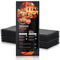 MYFULLY Restaurant Menu Holders 4.25" x 11", 12 Pack Black PU Leather