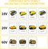 2 Pack Power Wheel Adapter for Dewalt 20V Battery Series, Fuse, Switch & Wire Terminal for RC Toys & Robotics