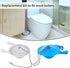 Toilet Flapper Chain 9.8inch, 3PCS Stainless Steel Universal Replacement with Hook and Ring for Most Flappers