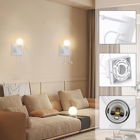 Kawell Creative Vintage Wall Light Fixtures Indoor Wall Sconce Light Industrial Retro Wall Lamp Sconce Art Deco