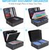 ENGPOW 5200? Fireproof File Organizer Bag with 13 Pocket Accordion File Folder, Document Organizer Box with Lock &