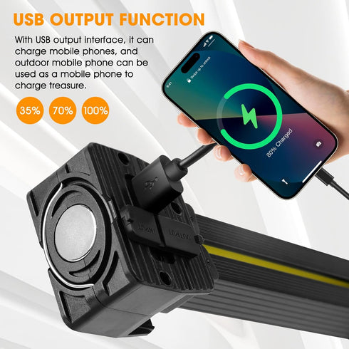 OKNIAO 7th Dimming 180 (1 Gym Lamp,Magnetic Gym Lamp for Posing, Portable Magnet LED Flashlight with Hanging Hook, Gear