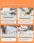 Frozen 304 Fdit Dessert Maker, Stainless Steel Rolled Ice Cream Machine for Yogurt Gelato Sorbet with Efficient Cooling