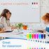 Beieverluck 200 Pieces Magnetic Dry Erase Markers with Eraser Cap, Bulk Whiteboard Pens for Kids, Teachers, Office
