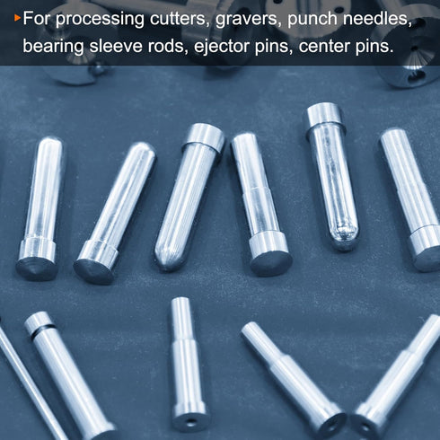 HARFINGTON 5pcs Round Rods, 7.9mm x 100mm High Speed Steel (HSS) Lathe Bar Stock DIY Craft Tools for Turning, Facing,
