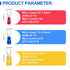 Twidec/250PCS Insulated Fork Spade Wire Connector 22-16/16-14/12-10 Gauge #8 Quick Splice Crimp U-Type Terminal Connectors Assortment Kit