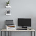 Ballucci File Organizer, 2-Tier Document Paper Sorter, Stackable Wood Desk Organizer with Storage Shelves