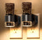 DALUXshop LED Dimmable Night Lights Plug into Wall, 2-Pack Bright Plug in Nightlight,