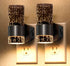 DALUXshop LED Dimmable Night Lights Plug into Wall, 2-Pack Bright Plug in Nightlight,