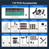 Resin Polishing Kit, Winartton Rotary Tool Kit for Resin Molding, Manicure, Wooden DIY Crafts, Electric Resin Drill