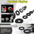 175Pcs Rubber Washers Assortment Kit, 7 Sizes for Household Faucet Plumbing