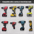 2pcs Heavy Duty Power Tool Organizer, Stainless Steel Pegboard Wall Storage Rack for Garages and Workshops