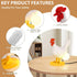 Bulb, 3D Chicken Egg Lamp, Funny Chicken Butt Night Light with Egg, Lifelike Rooster Lamp with Chicken Lights