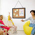 VEVOR Cork Board for Walls, Double-Sided 24'' x 18'' Bulletin Board with Framed for Office Home