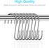 30PCS S Hooks, Premium Stainless Steel S Hooks for Hanging Kitchenware, Professional S Shaped Hooks for Pots and Pans