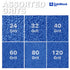 Linkiblock 50Pcs 3 inch Set 80 R-Type Quick Change Zirconia Surface Conditioning Sanding Discs Grit with Adapter