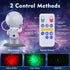 8 Astronaut Galaxy Projector, Star Projector, Astronaut Light Projector with Colors LED Nebula, Starry Night Light