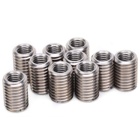 10Pcs M12 to M8 Thread Reducer Nuts, Stainless Steel Conversion Kit for Plumbing Connections
