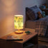 Glooglitter 3 Dimmable 9.72 Inch Maps Table Lamps Bedroom Lamps Gifts and Off She Went to Change The World Colors