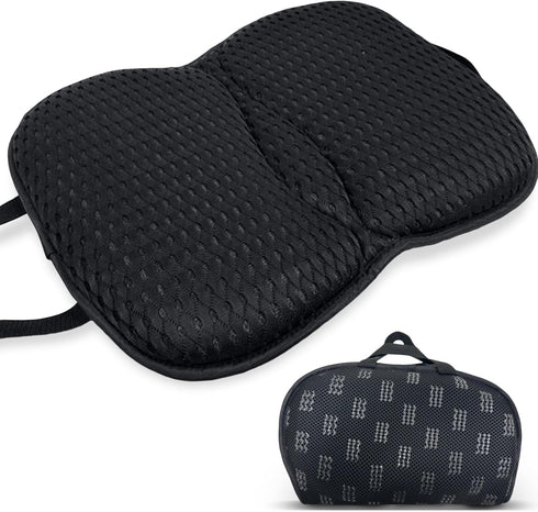 Newivi Portable 3D Breathable Seat Cushion Foldable, Soft & Lightweight for Airplane Travel