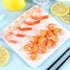 Kangnice Highly Detailed Polystyrene Shrimp Stay for Restaurant Presentation Food Formatting and Gastronomic Education