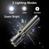 Gotellx Rechargeable LED Flashlights with Digital Power Display, Zoomable High Lumens Bright EDC Flashlight with USB C