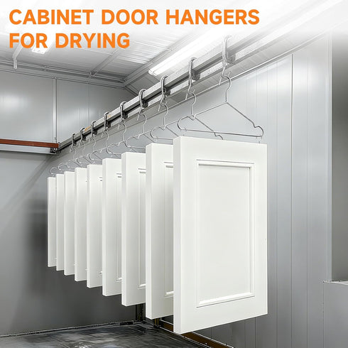 RIXIGOOD 20 Pack 20 100 2 1 15.75 Inch Cabinet Door Hangers for Spray Painting & Paint Drying - Complete Kit