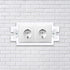 6PCS BE1-6 Electrical Outlet Box Extender, Single Gang with 12pcs Screws, Heavy Duty Plastic Unit Receptacle