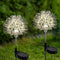 Solar Garden Lights, 2 Pack Waterproof Outdoor Decorative Lights, Auto ON/OFF for Garden Gifts, Halloween, Christmas