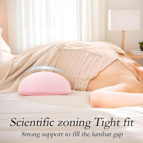 Generic 21.65x10.24x4.33in Memory Foam Lumbar Pillow, Lumbar Support Pillow for Sleeping, Breathable Sponge Ergonomic