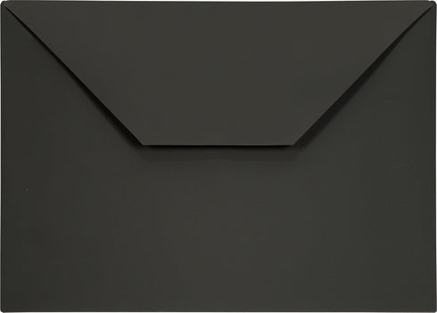 R-Line Poly Envelope, 9 3/8 x 13 Inches, Opaque Charcoal Gray (Black), Pack of 6 by Lion Design (22080-CG-6P)