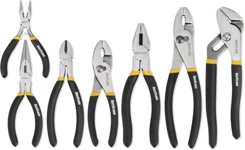 HURRICANE 7-Piece Pliers Set 8" Water Pump, 8"/6" Slip Joint, 7" Linesman,