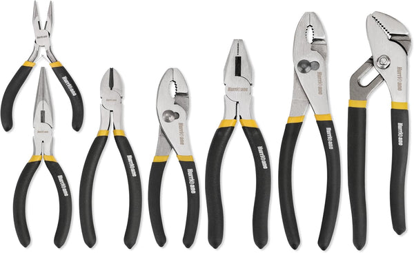 HURRICANE 7-Piece Pliers Set 8" Water Pump, 8"/6" Slip Joint, 7" Linesman,