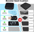 Tailbone 6"-Black Thick Chair Cushions, Office Booster Seat Cushion to Pain Relief, Non Slip Memory Thick Foam Cushion