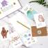 Hunanyume 4x6 Inch Graduation-20 Pack Funny Thank You Cards with Envelopes & Stickers - Cute Animal Pun Assorted Blank