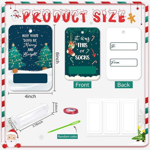 Set 8 4 6 SuperShunhu of Christmas Money Cards, Christmas Money Holders Gifts for Friends Family Member, Christmas