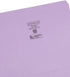 Smead File Folder, Reinforced Straight-Cut Tab, Letter Size, Lavender, 100 per Box (12410)