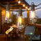 31FT Solar String Lights Outdoor Waterproof IP65 with USB-Charging , Solar Powered