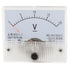 uxcell 85C1-V Panel DC Voltage Volt Analog Gauge Meter, Voltmeter 0-20V