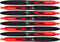 Uni-Ball Signo 307 Medium Point Retractable Rollerball Gel Pens - Red, 8 Count