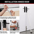 Keplrend 2 Pack Jammer Door Stoppers Security Bar - Heavy Duty Door - Adjustable Sliding Door Lock Bar - Door Barricade