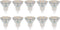 Simba Lighting LED MR11 Flood Light Bulbs (10 Pack) 12V 3W 20W Halogen Replacement for Landscape